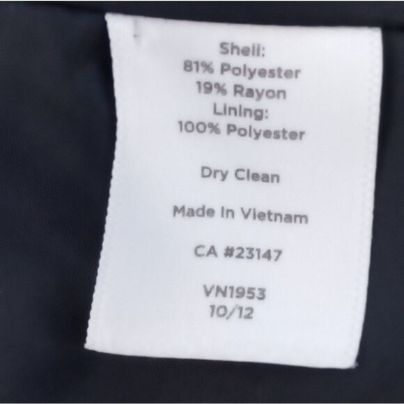 Talbots Navy Textured Blazer Jacket, size 4 - Picture 16 of 16